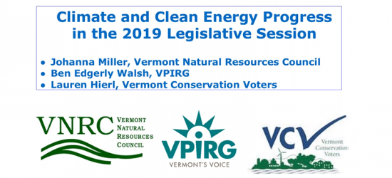 Legislative Lowdown on Vermont